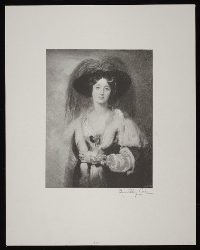 Lady Peel, Timothy Cole, 1912