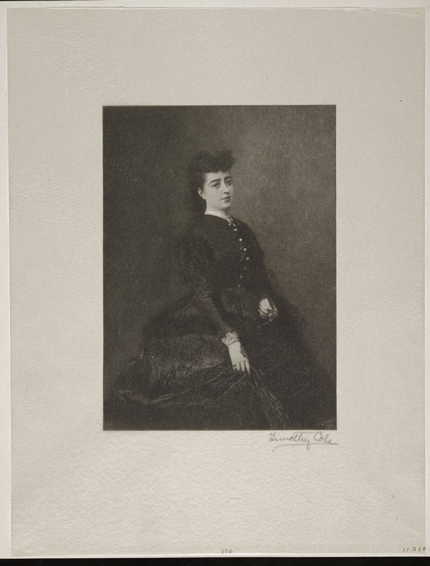Une Dame Espanol, Timothy Cole, 1913