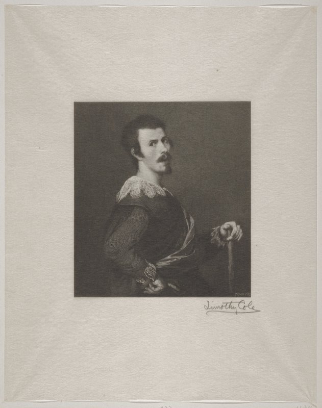 Man With a Cane, Timothy Cole, 1915