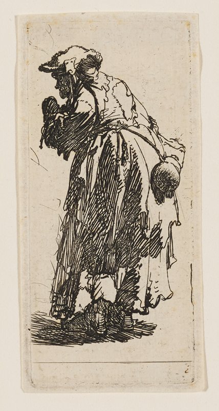 Old Beggar Woman with a Gourd by Rembrandt van Rijn