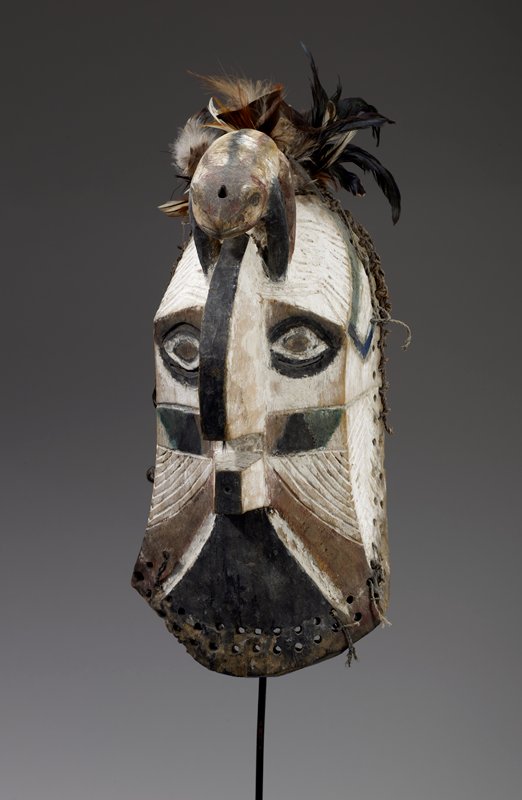 Kifwebe Mask with Frog, 20th century