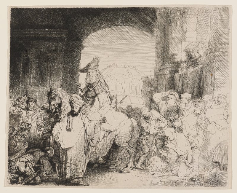 The Triumph of Mordecai by Rembrandt van Rijn