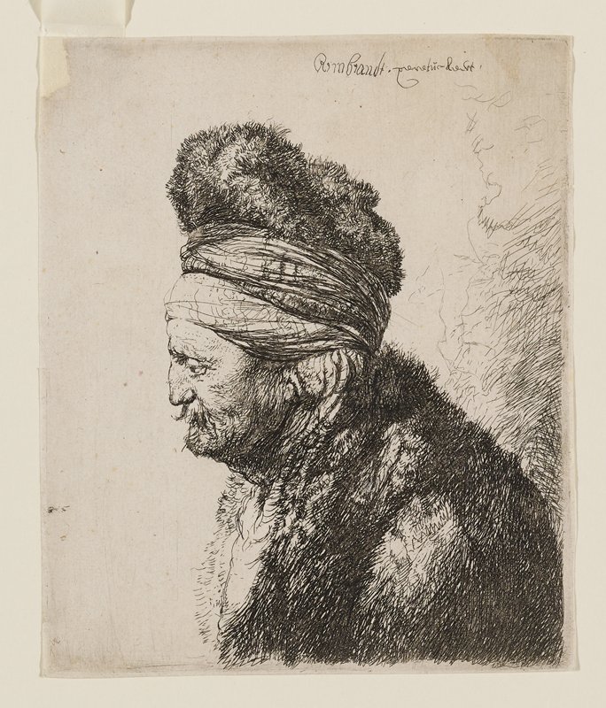 The Second Oriental Head, Rembrandt van Rijn, c. 1635