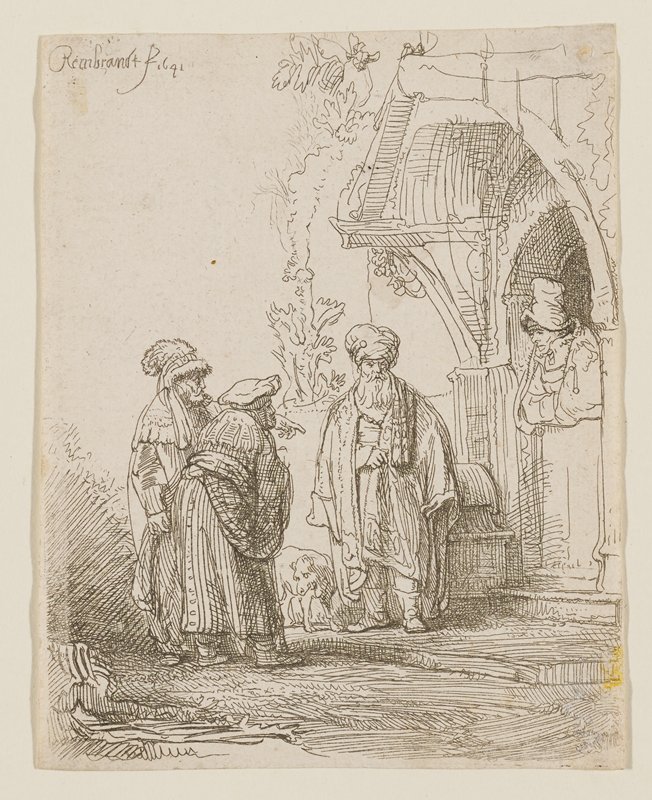 Jacob and Laban, Rembrandt van Rijn, 1641