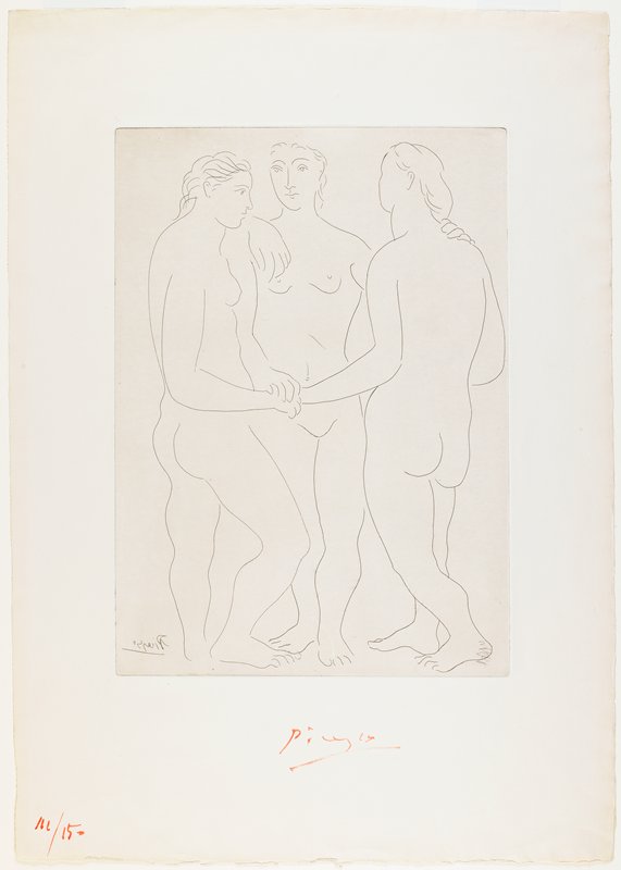 Les Trois Amies (The Three Friends), Пабло Пикассо, 1927