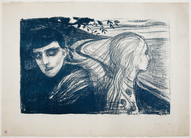 Separation II, Edvard Munch, 1896 (printed 1906)