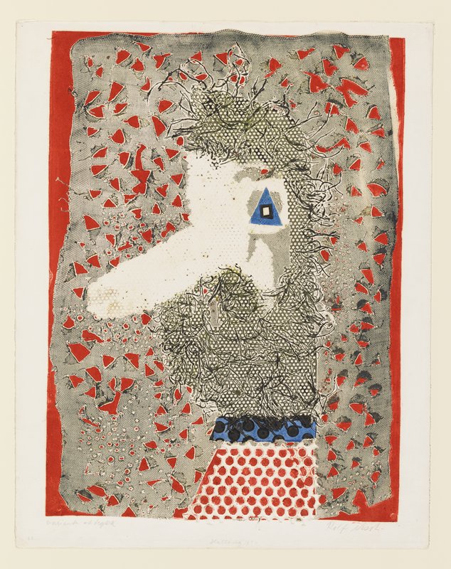 Halling, Rolf Nesch, 1954
