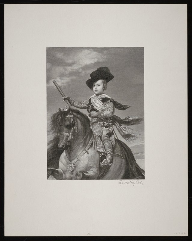Don Baltasar Carlos, Timothy Cole, 1904