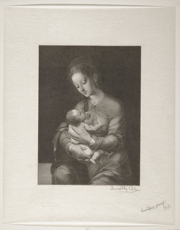 Madonna and Child, Timothy Cole, 1902