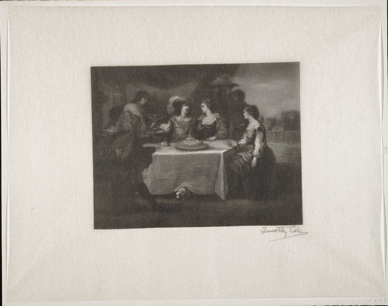 Prodigal Son Feasting, Timothy Cole, 1906