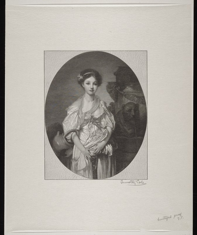 The Broken Pitcher, Timothy Cole, 1909