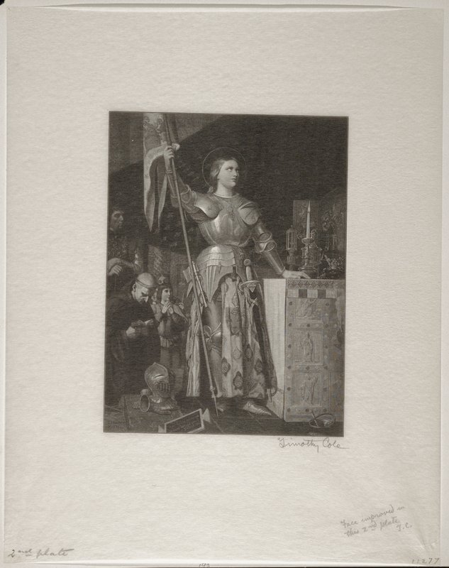 Jeanne d'Arc (second plate), Timothy Cole, 1909
