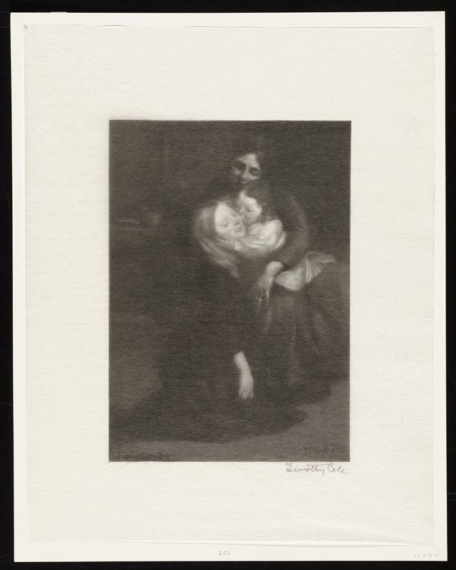 The Kiss, Timothy Cole, 1910