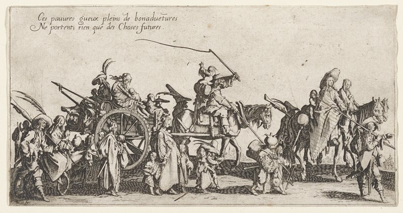 Le Depart, Jacques Callot, 17th century