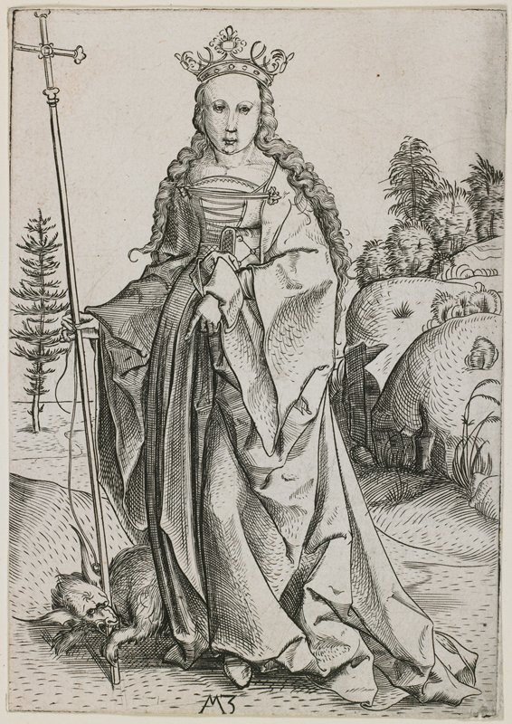 St. Margaret by Anonymous Master M. Z.