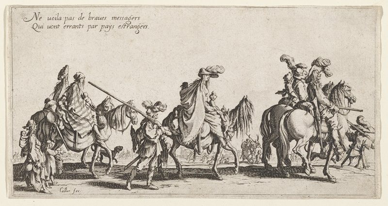 L' avant-garde, Jacques Callot, 17th century