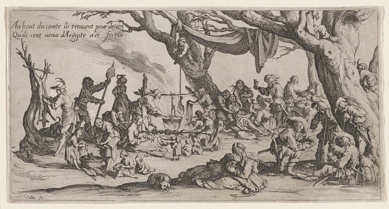 Les apprets du festin, Jacques Callot, 16th-17th century