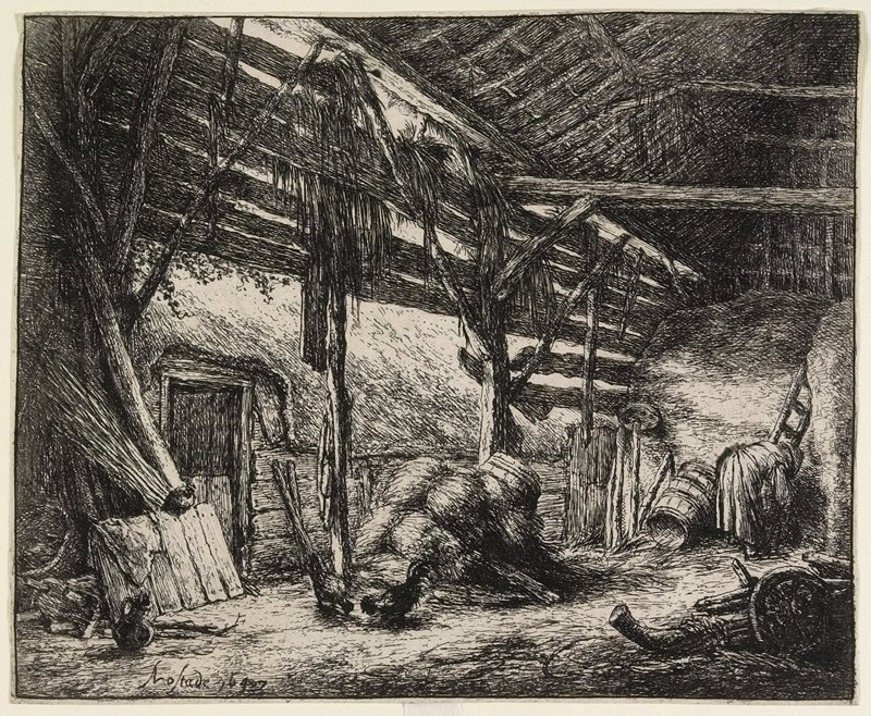 The Barn, Adriaen van Ostade, 1647