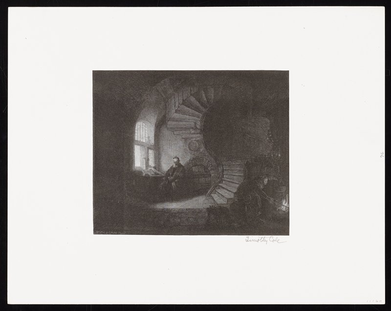 Philosopher in Meditation, Timothy Cole, 1893