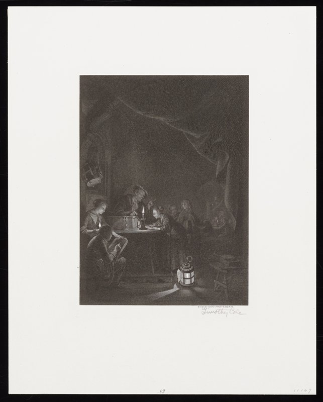 The Night School, Timothy Cole, 1894