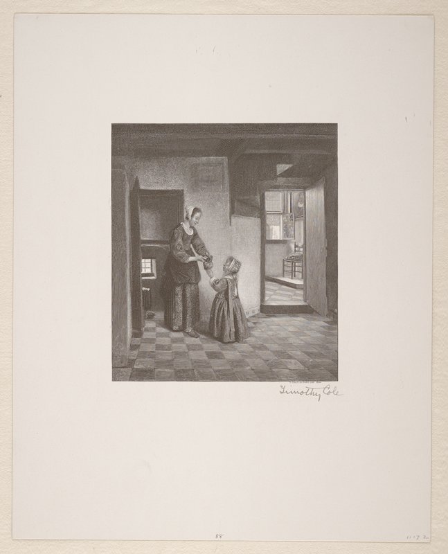 The Buttery (Dutch Interior), Timothy Cole, 1895