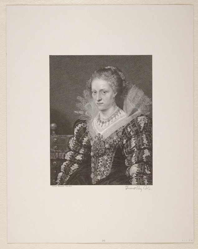 Jacqueline de Caestre, Timothy Cole, 1895