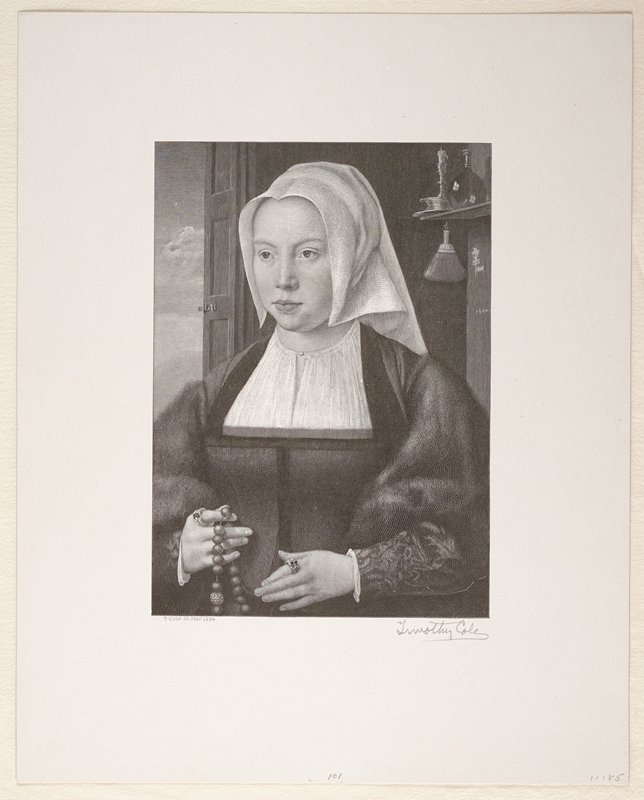 Massys' Second Wife, Timothy Cole, 1894