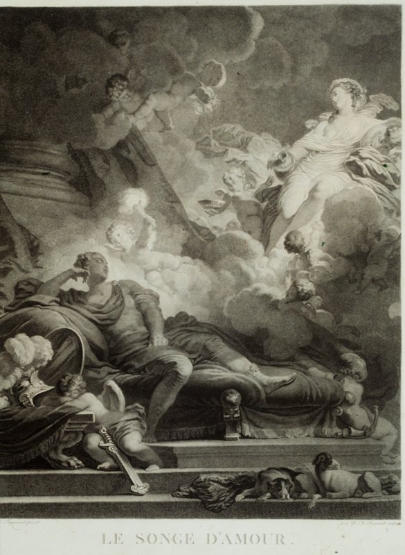 The Dream of Love, Nicolas-François Regnault, 1791
