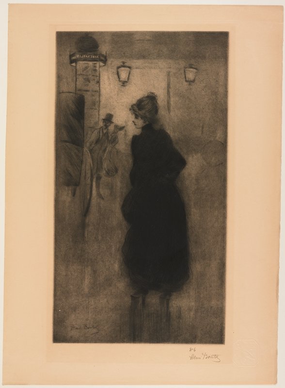 Parisian Woman, or the Effect of Night in Paris, Henri Boutet, 1893