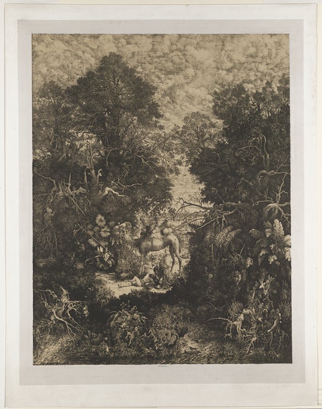 The Good Samaratan, Rodolphe Bresdin, 1861