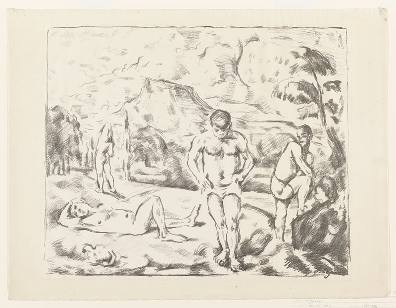 The Bathers (Large Plate), Paul Cézanne, c. 1896–97