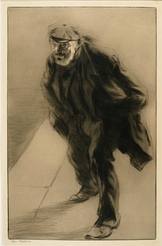 Out of Work, Edgar Chahine, 1903
