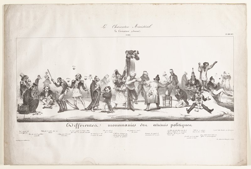 Le Charenton Ministériel, Honoré Daumier, 1832