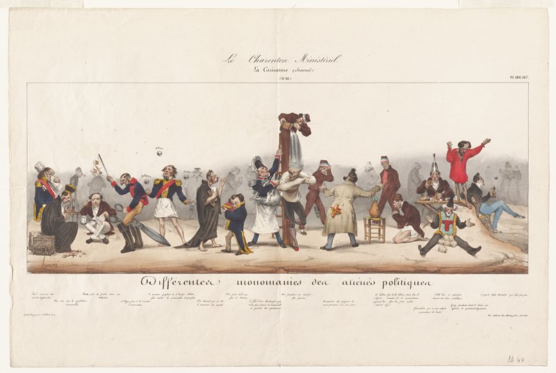 Le Charenton Ministériel, Honoré Daumier, 1832