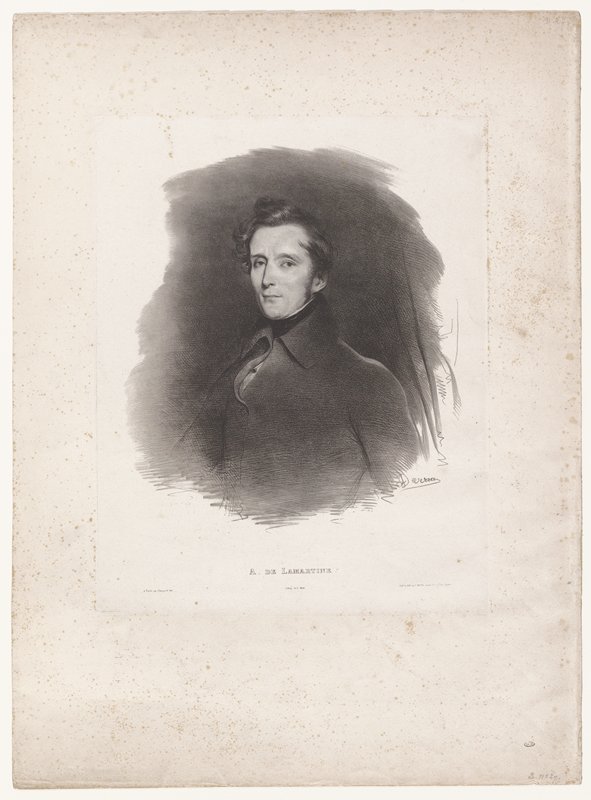A. de Lamartine, Achille Devéria, 19th century
