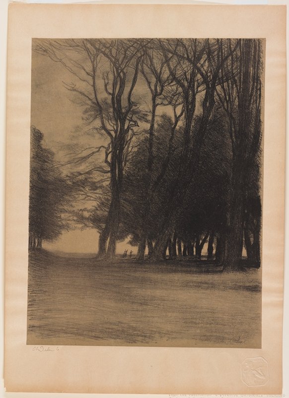 Bouquet d'arbres (Cluster of Trees), Charles-Marie Dulac, 1894