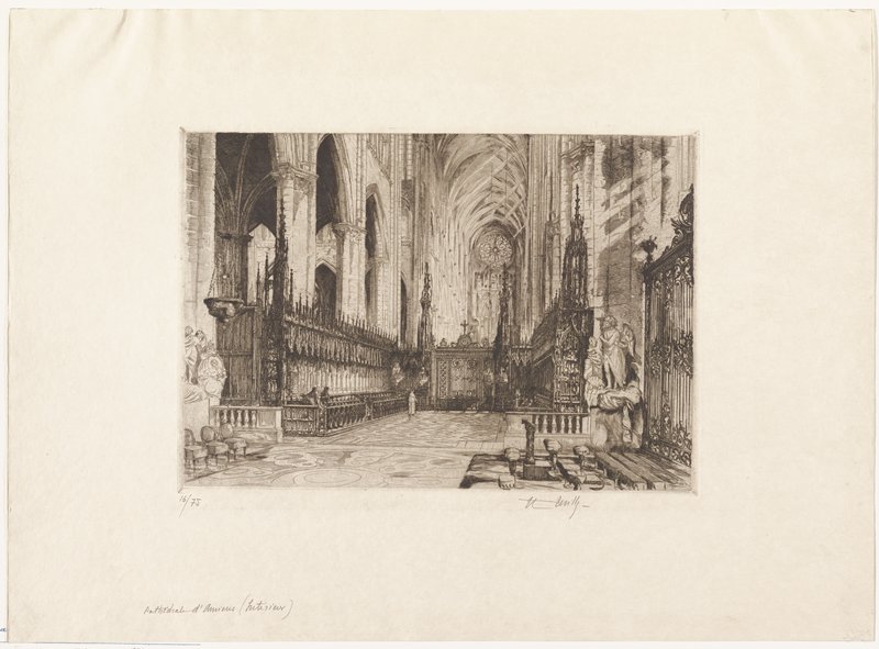 Cathédral d' Amiens (Interieur), Henri Deville, 1929