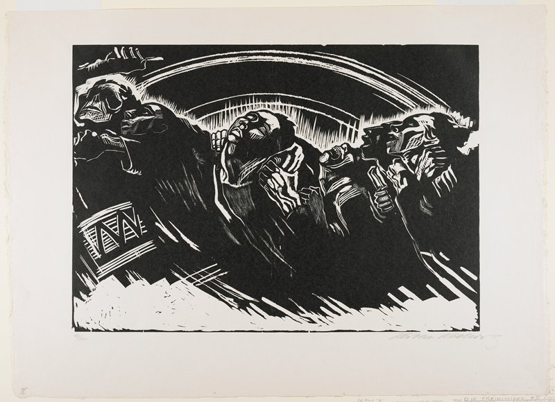 The Volunteers, Käthe Kollwitz, 1921–22 (published 1923)