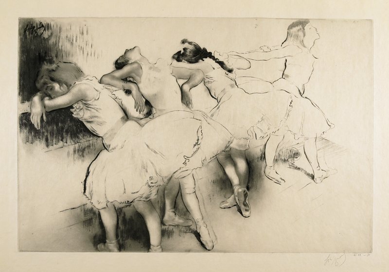 Four Dancers at the Bar, Louis Legrand, 1906