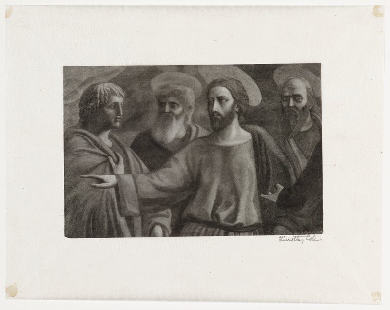 The Tribute Money, Timothy Cole, 1889