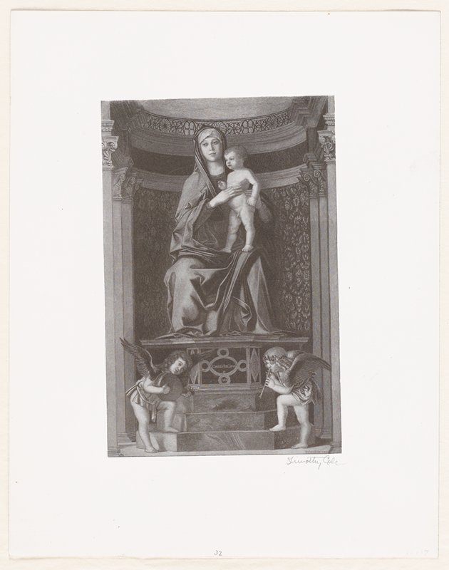 Madonna and Child, Timothy Cole, 1890