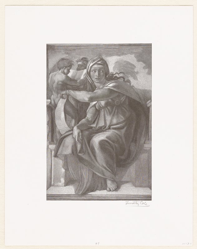 Delphian Sibyl, Timothy Cole, 1891