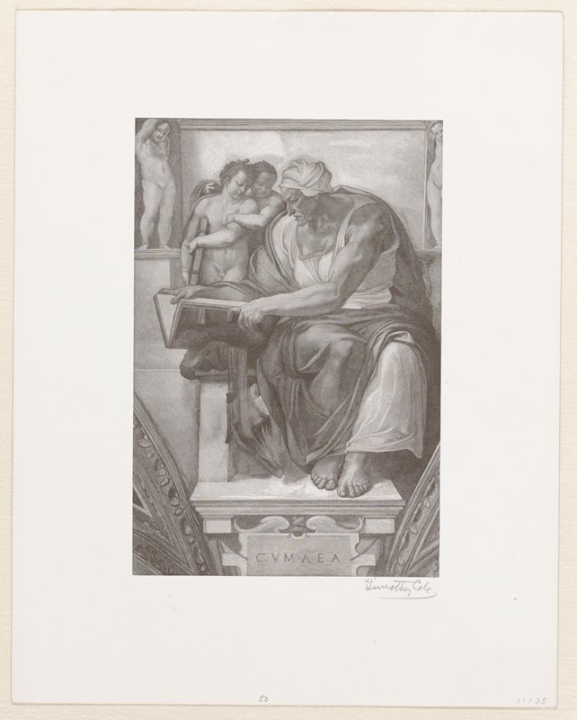 Cumaean Sibyl, Timothy Cole, 1891