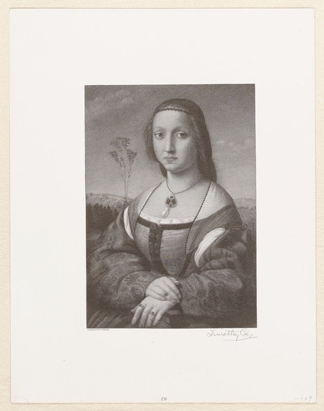 Maddalena Doni, Timothy Cole, 1891