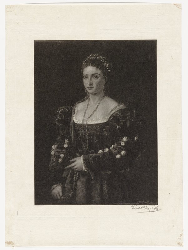 La Bella, Timothy Cole, 1892