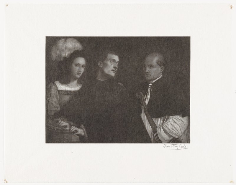 The Concert, Timothy Cole, 1892