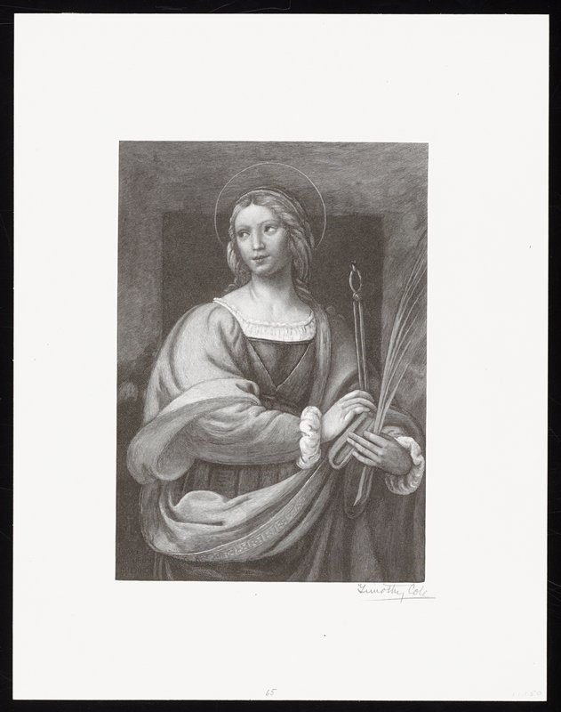 Saint Apollonia, Timothy Cole, 1892
