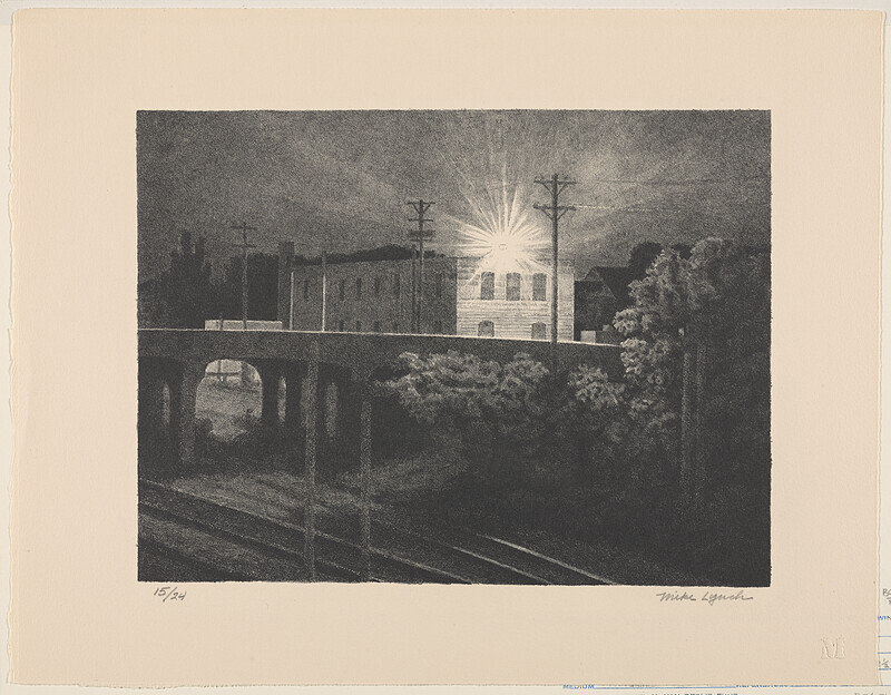 Street Lamp, Mike Lynch, c. 1974