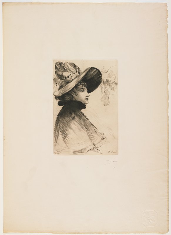 Tête de Parisienne (Head of a Parisian Woman), Henry Somm, 1894