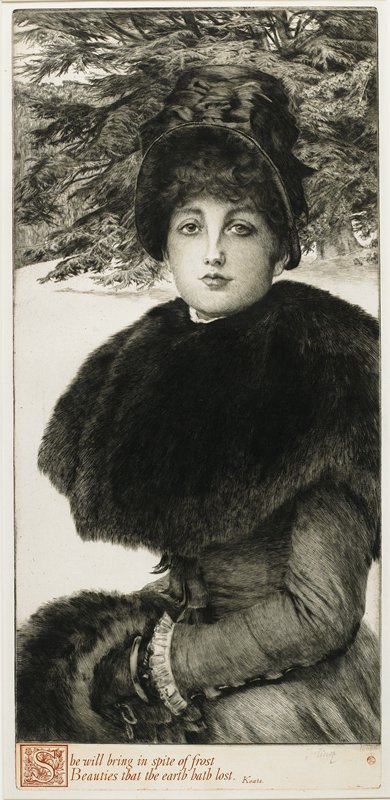 A Winter's Walk, James Tissot, 1880